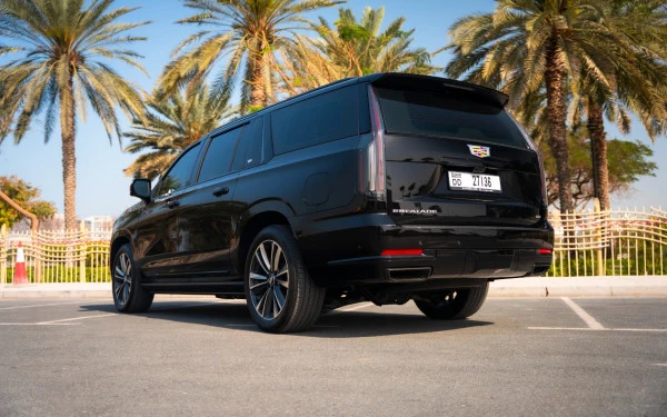  Black Cadillac Escalade ESV Photo 3