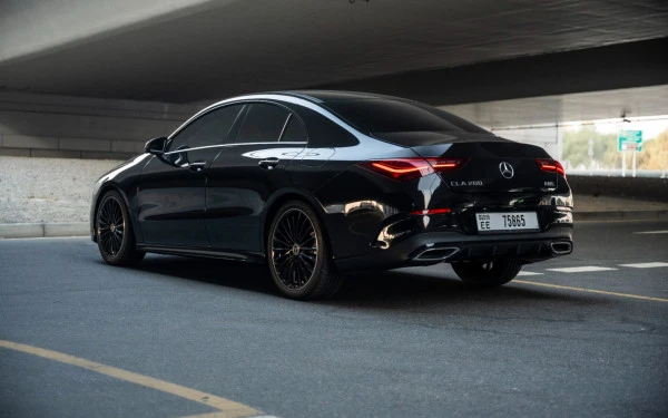  Black Mercedes CLA200 Photo 5