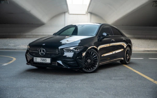  Black Mercedes CLA200 Photo 6