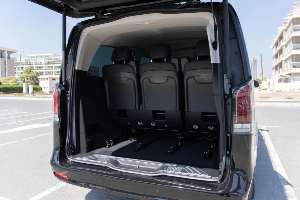  Black Mercedes V300 Avantgarde Extra Long Photo 12