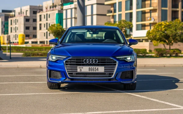  Blue Audi A6 Photo 2