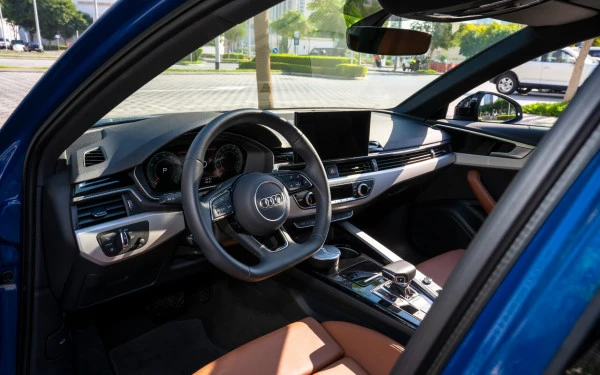  Blue Audi A4 Photo 8