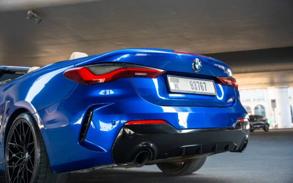  Blue BMW 430i cabrio Photo 14