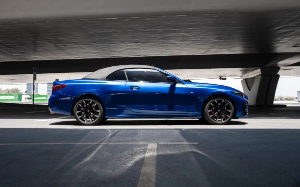  Blue BMW 430i cabrio Photo 3