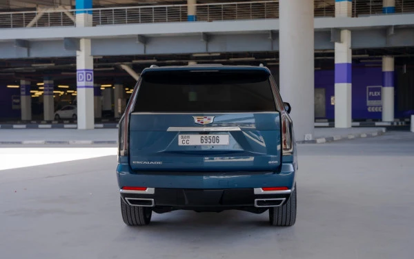  Blue Cadillac Escalade Photo 2