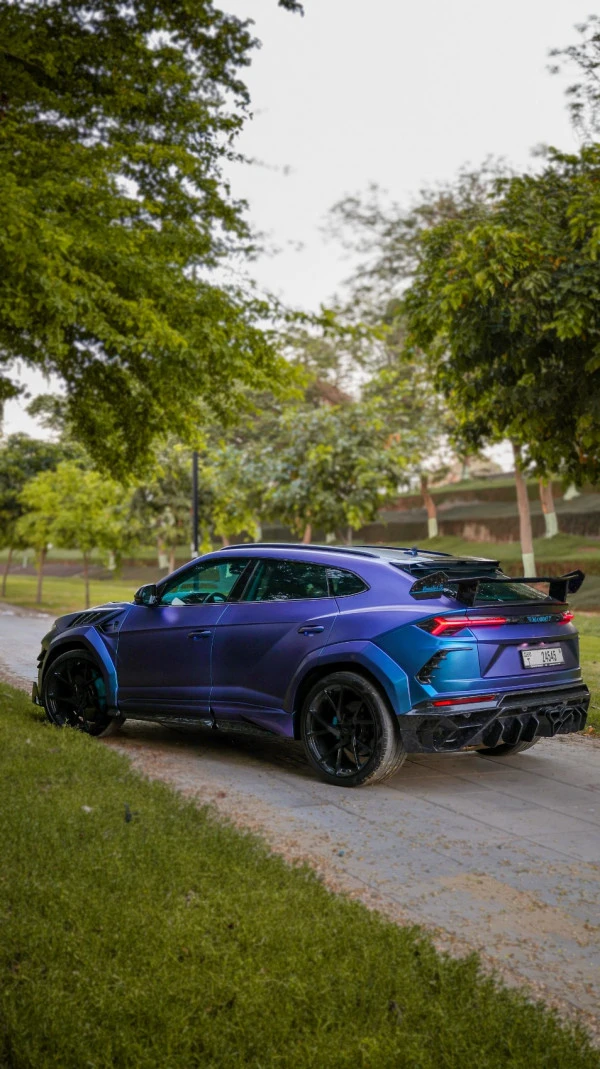  Blue Lamborghini Urus Mansory Photo 4
