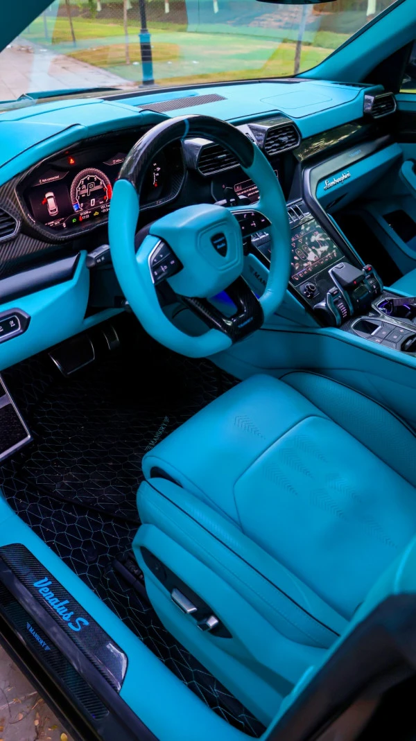  Blue Lamborghini Urus Mansory Photo 8