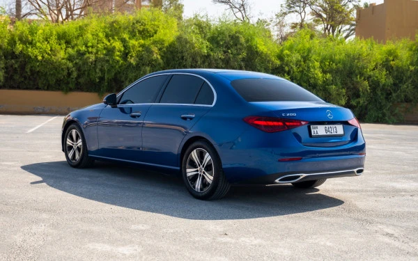  Blue Mercedes C200 Photo 5