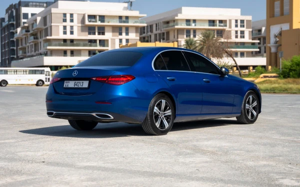  Blue Mercedes C200 Photo 6