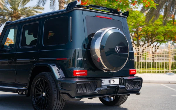  Green Mercedes G63 AMG Photo 4