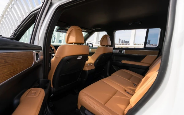  White Hyundai Santa Fe Photo 8