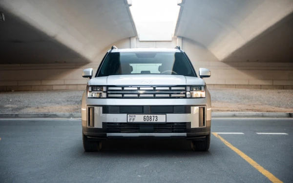  White Hyundai Santa Fe Photo 8