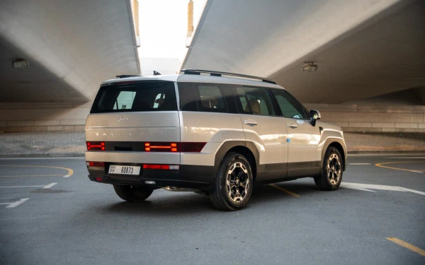  White Hyundai Santa Fe Photo 9