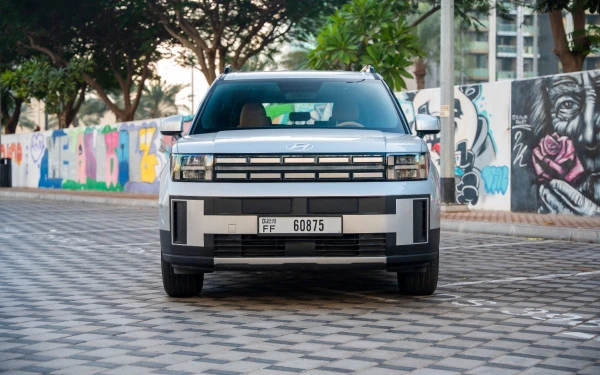  White Hyundai Santa Fe Photo 3