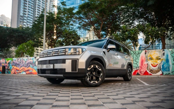  White Hyundai Santa Fe Photo 7