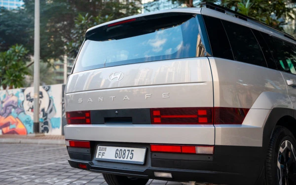  White Hyundai Santa Fe Photo 10