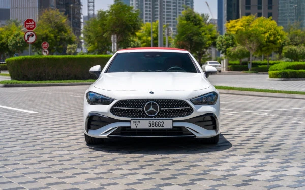  White Mercedes CLE 200 AMG cabriolet/convertible Photo 3