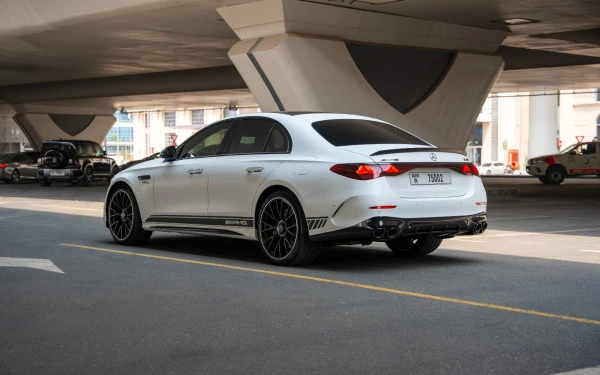  White Mercedes E53 AMG Edition 1 Photo 7