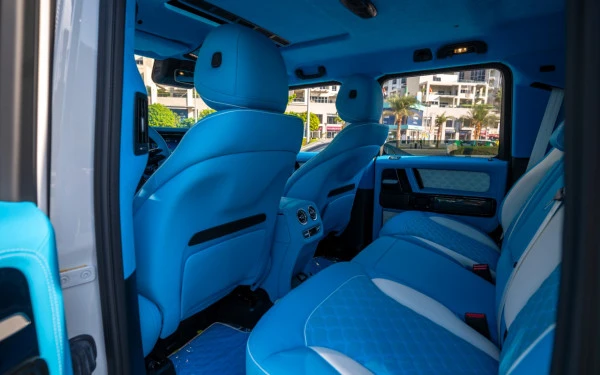  White Mercedes G63 Brabus Kit Photo 7