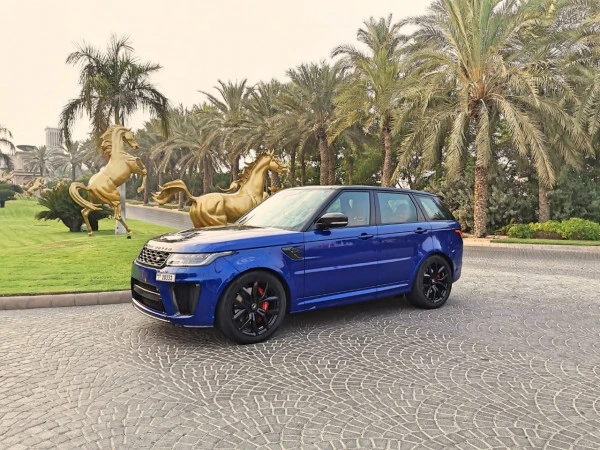 Blue Range Rover Sport SVR Photo 4